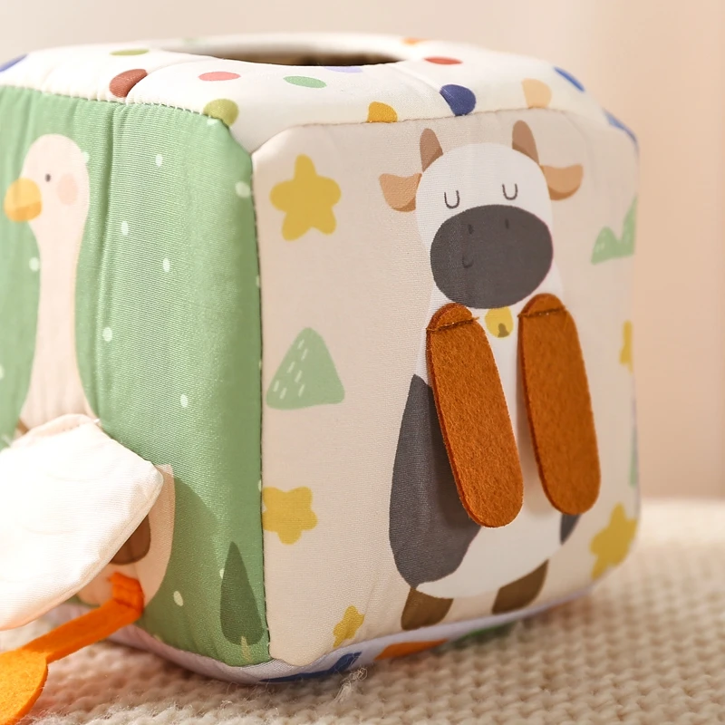 Baby Montessori Toys Magic Tissue Box Finger Exercising Busy Board Educational Learning Activity Sensory Toys For Kids Baby Game