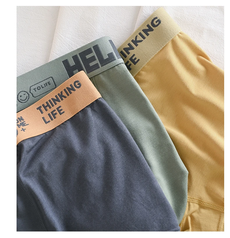 1/5pcs Men's Underwear, Breathable Comfy Quick Drying Stretchy Boxer Trunks, Sexy Underpants, Men's Trendy Boxer Panties