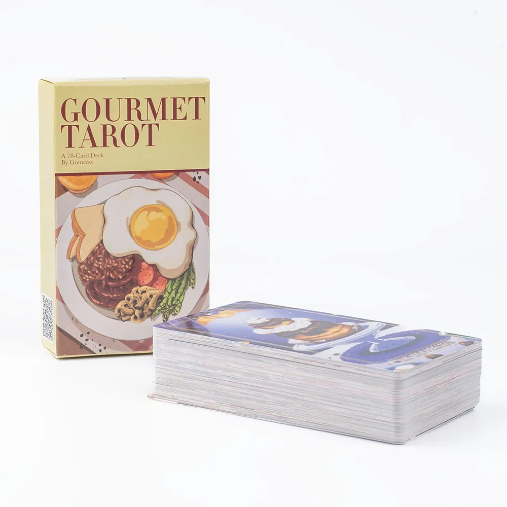 10.3*6Cm Gourmet Tarot Deck 78Pcs Divination Fate Tarot Oracle Cards Party Entertainment Board Game Cards