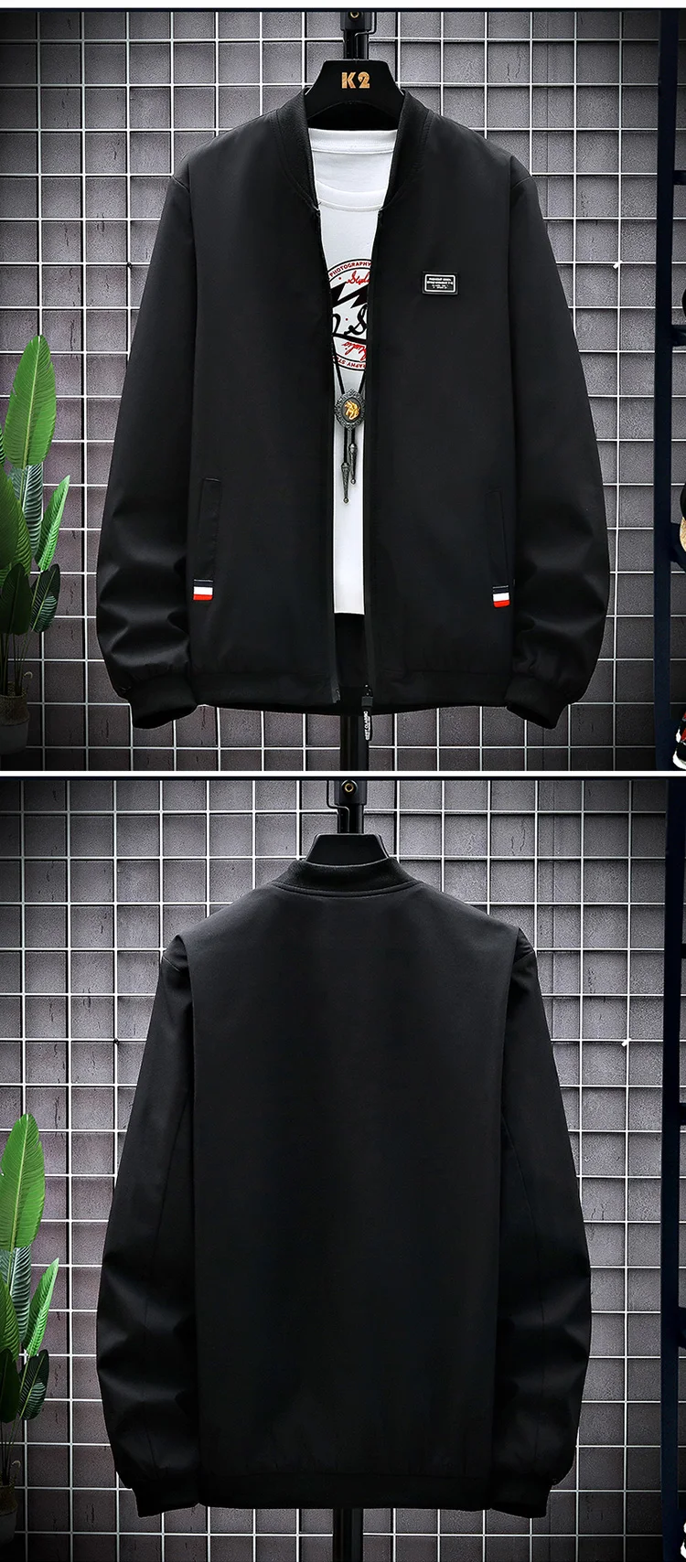 Man Leisure Jacket New Spring Autumn Solid Color And Comfortable Zipper Style Fashion Windproof Jacket