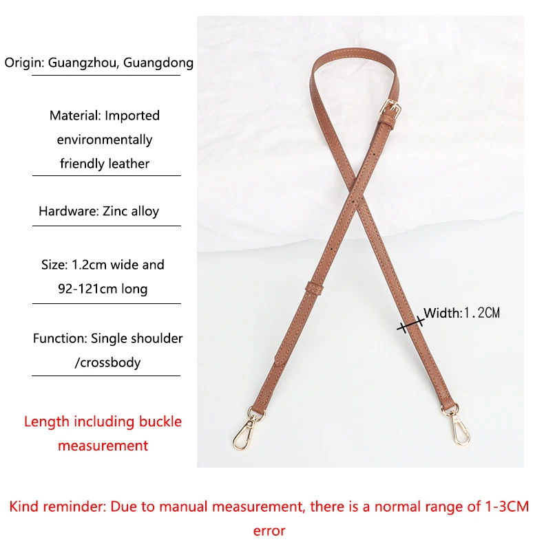 Bag Straps Set For Longchamp Leather Accessories Diy Mini Transformation Punch Free Shoulder Crossbody Conversion 100-120cm
