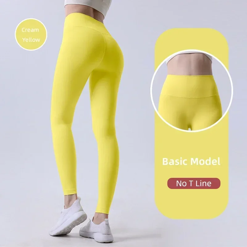 2024 Hot Sale Fitness Lenggings Female Full Length Leggings Running Pants Comfortable And Formfitting Yoga Pants Workout Legging