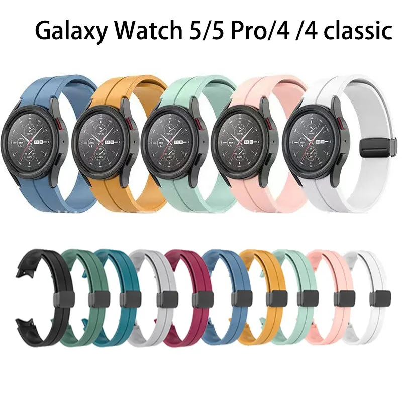 20mm 22mm strap For Samsung Galaxy watch 7 6/4 classic/5 Pro/Active 2/Gear S3 Silicone bracelet Huawei watch GT 2/2e/3 Pro band