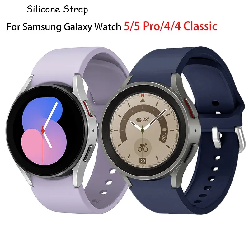 20mm 22mm strap For Samsung Galaxy watch 7 6/4 classic/5 Pro/Active 2/Gear S3 Silicone bracelet Huawei watch GT 2/2e/3 Pro band