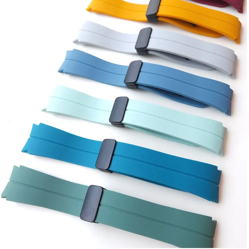 20mm 22mm strap For Samsung Galaxy watch 7 6/4 classic/5 Pro/Active 2/Gear S3 Silicone bracelet Huawei watch GT 2/2e/3 Pro band