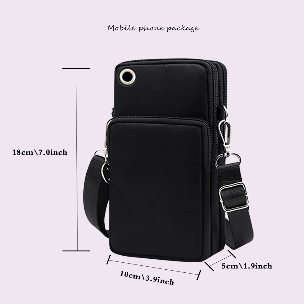 2024 Zipper Small Crossbody Bags Cartoon Anime Cat Women's Shoulder Purses and Handbags Girls Fashion Animal Mobile Phone Bag