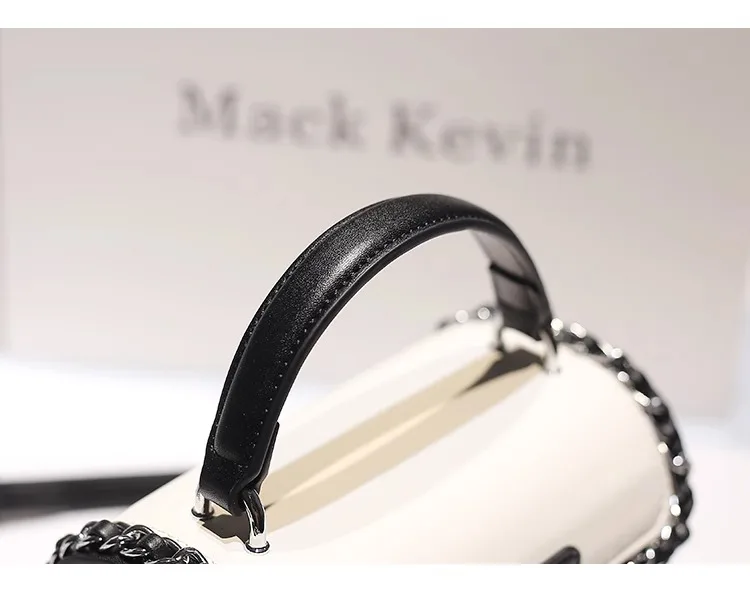 2025 New Fashion and Popular Square Handbag with Contrast Color Women's High Quality Leather Crossbody Bag for Evening Party
