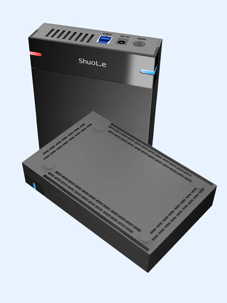 2.5/3.5 inch HDD Case USB3.0 Hard Drive Enclosure SATA to USB 3.0 External Hard Drive Reader 10TB Adapter for PC Laptop