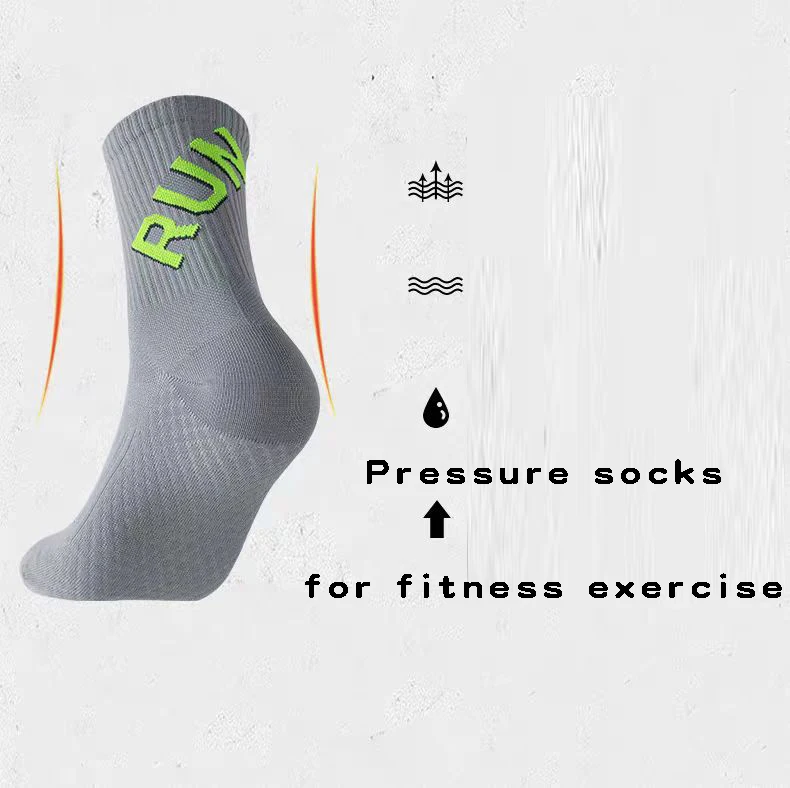 1/3 Pair Of Running Socks For Men And Women, Short Tube Towel Bottom Sports, Low Top Marathon, Fitness Basketball Pressure Socks