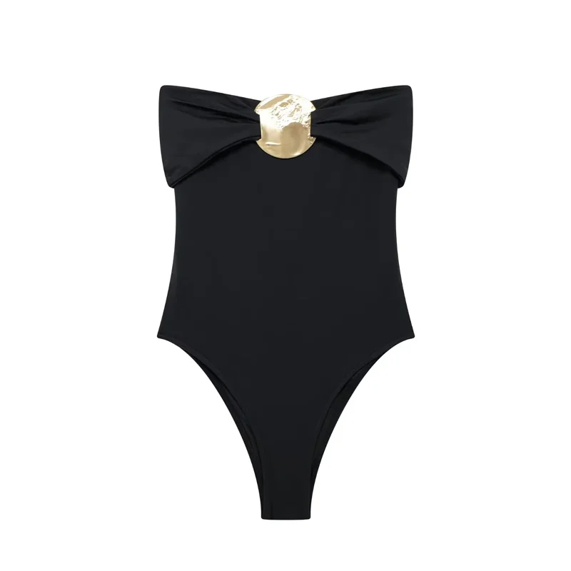 MUJER Off Shoulder Black Woman Body Sleeveless Tight Bodysuit Lingerie Sexy Backless Bodysuit Women Summer One Pieces Swimsuit