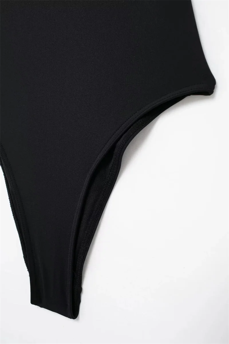 MUJER Off Shoulder Black Woman Body Sleeveless Tight Bodysuit Lingerie Sexy Backless Bodysuit Women Summer One Pieces Swimsuit