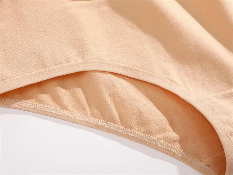 Finetoo 3pcs Women Cotton Panties Soft Underwear Sexy Low Rise Briefs Girls Breathable Soft Lignerie Female Solid Color Panties