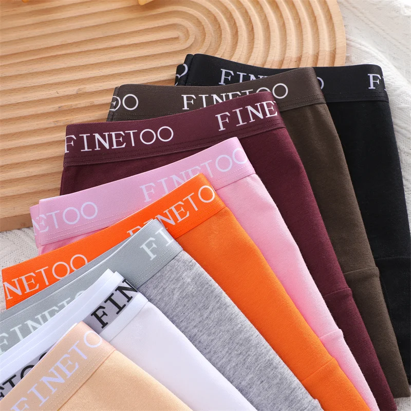 Finetoo 3pcs Women Cotton Panties Soft Underwear Sexy Low Rise Briefs Girls Breathable Soft Lignerie Female Solid Color Panties
