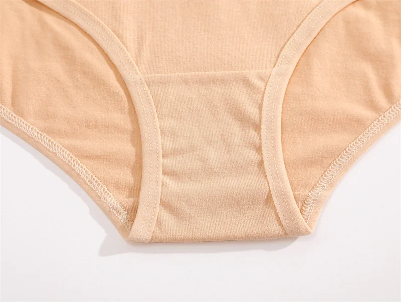Finetoo 3pcs Women Cotton Panties Soft Underwear Sexy Low Rise Briefs Girls Breathable Soft Lignerie Female Solid Color Panties