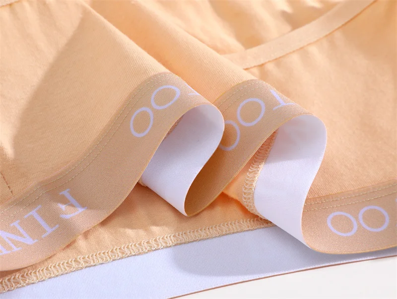Finetoo 3pcs Women Cotton Panties Soft Underwear Sexy Low Rise Briefs Girls Breathable Soft Lignerie Female Solid Color Panties