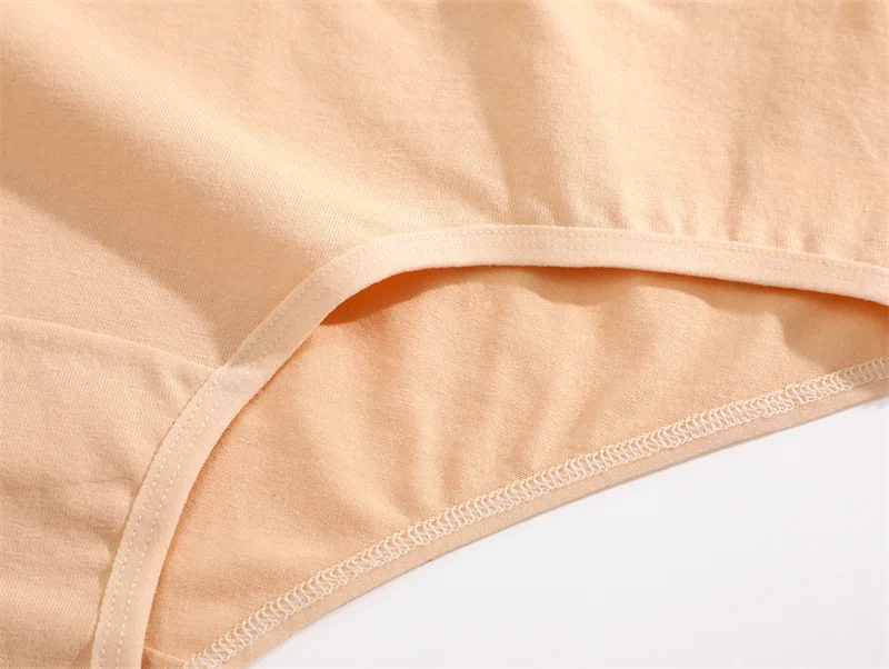 Finetoo 3pcs Women Cotton Panties Soft Underwear Sexy Low Rise Briefs Girls Breathable Soft Lignerie Female Solid Color Panties