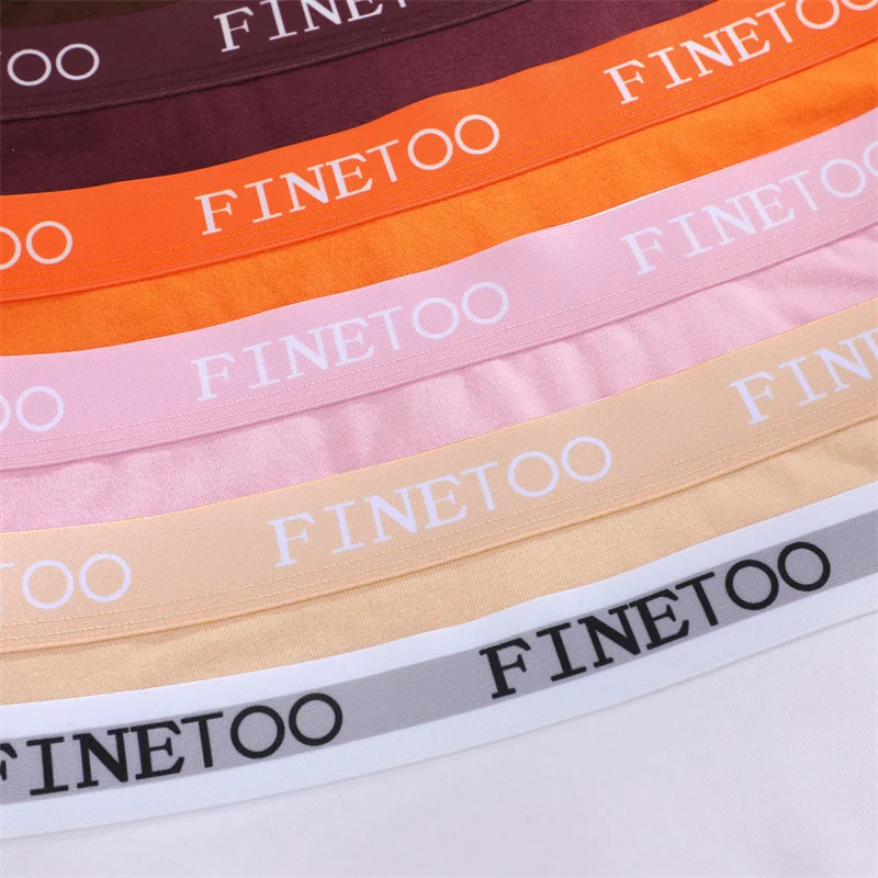 Finetoo 3pcs Women Cotton Panties Soft Underwear Sexy Low Rise Briefs Girls Breathable Soft Lignerie Female Solid Color Panties