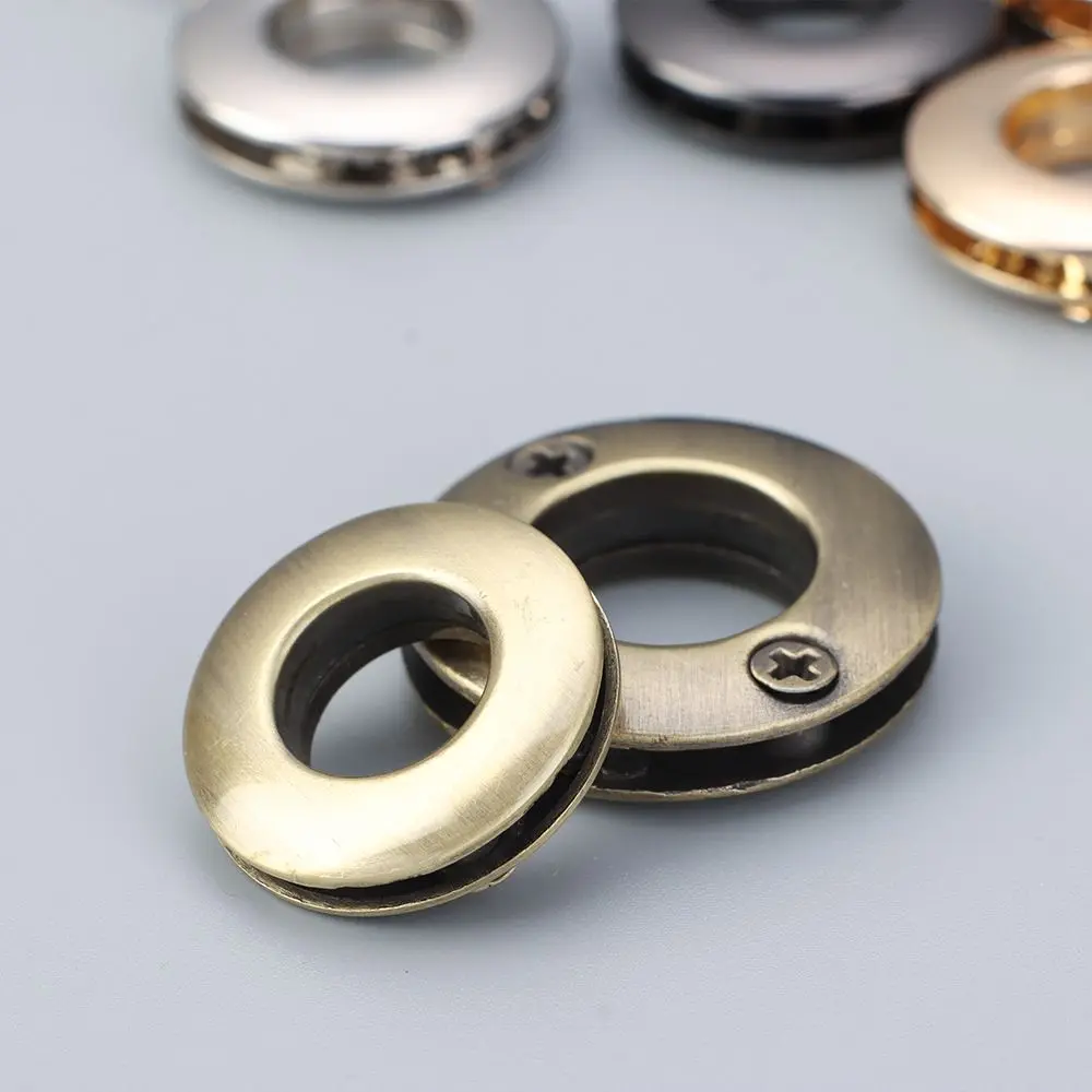 Ornament Accessories Alloy Grommets With Screws Leathercraft Alloy Hole Metal Eyelets Eyelet Button Handbag Buckle