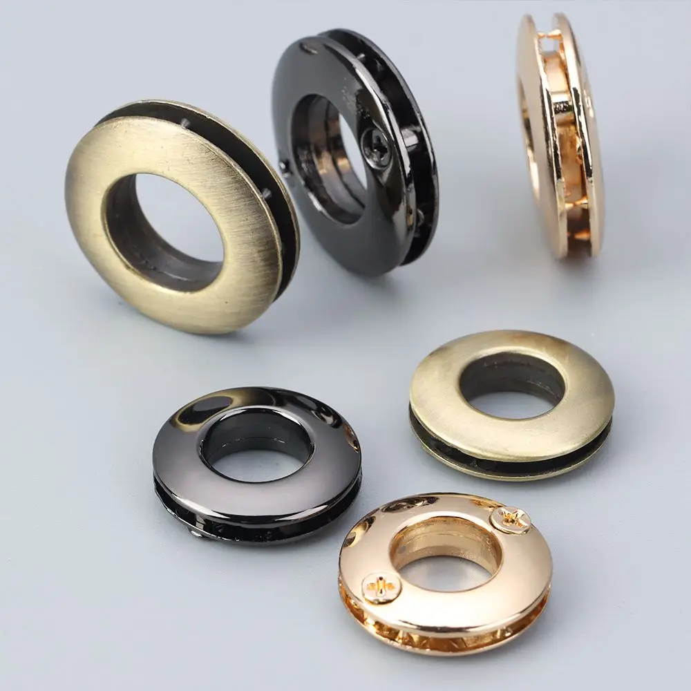 Ornament Accessories Alloy Grommets With Screws Leathercraft Alloy Hole Metal Eyelets Eyelet Button Handbag Buckle