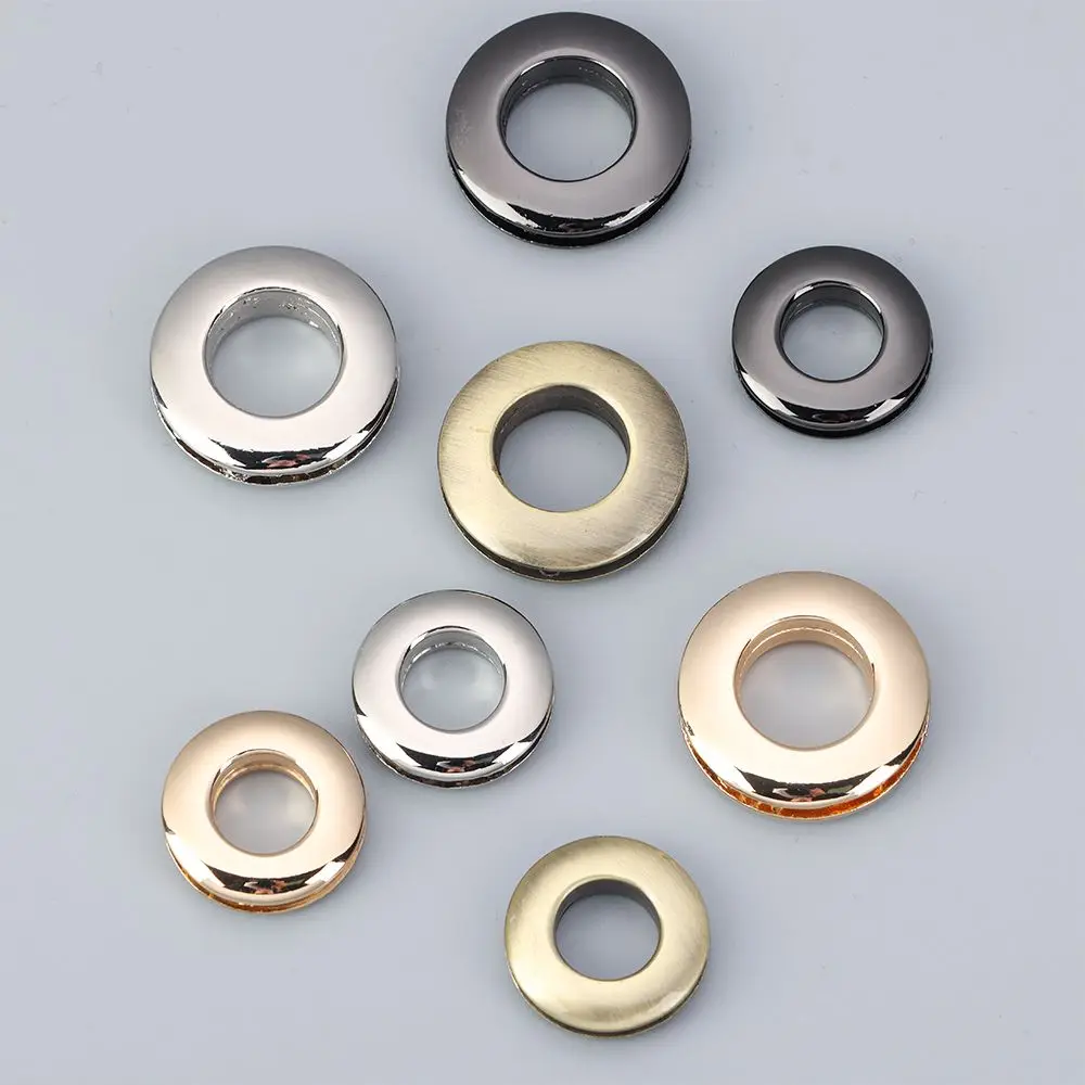 Ornament Accessories Alloy Grommets With Screws Leathercraft Alloy Hole Metal Eyelets Eyelet Button Handbag Buckle