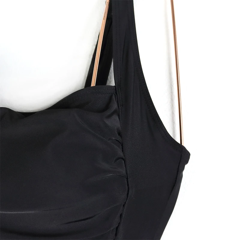 Sexy One-Piece Women Swimsuit 2024 Push Up Plus Size Swimwear Tummy Control Monokini Swimming Beach Wear Vintage Bathing Suit