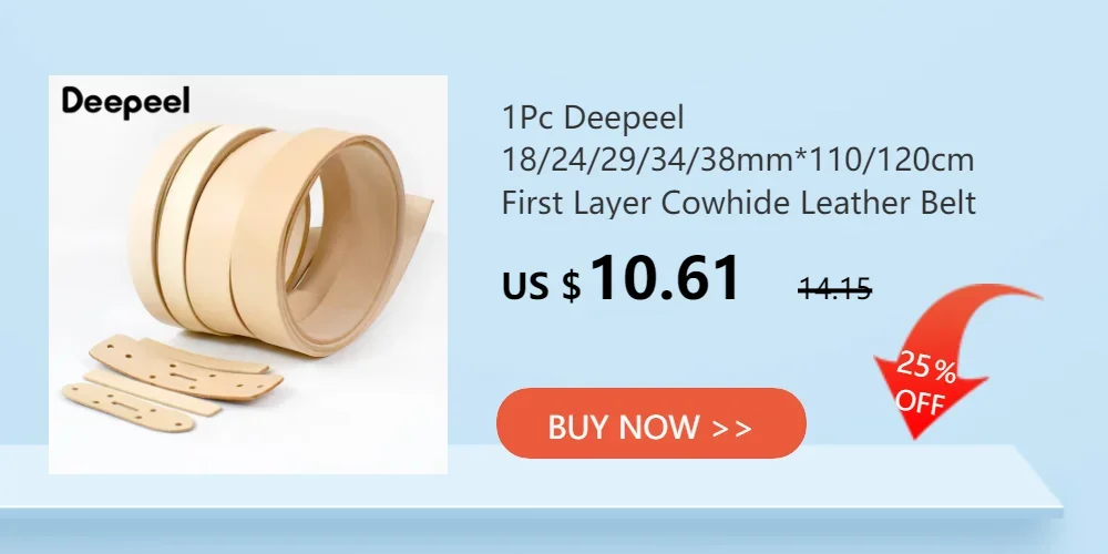 3.8cm*110/120cm Deepeel Embossed Belts First Layer Cowhide Waistband Genuine Leather Belt for Man DIY Handmade Accessories