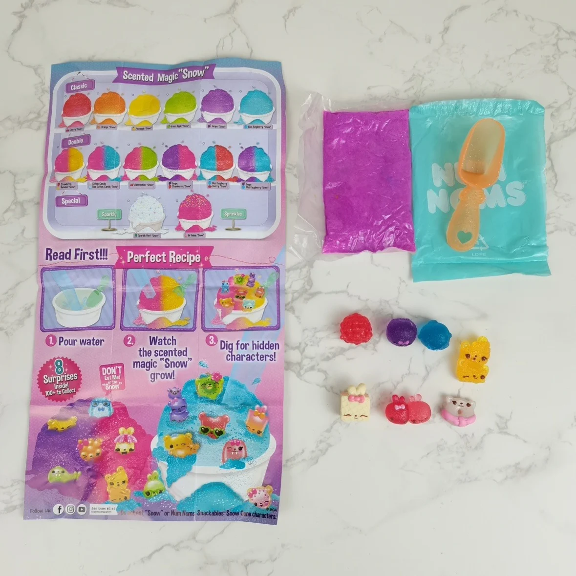 NumNoms Blind Box Toy Smell So Delicious Snackables Snow Cones Series Cute Pet Doll Collectible Toys Children's Surprise Gift