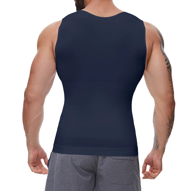 Men Body Shaper Slimming Compression Vest Undershirt Sexy Waist Trainer Tank Top Belly Control Workout Weight Loss Shapewear