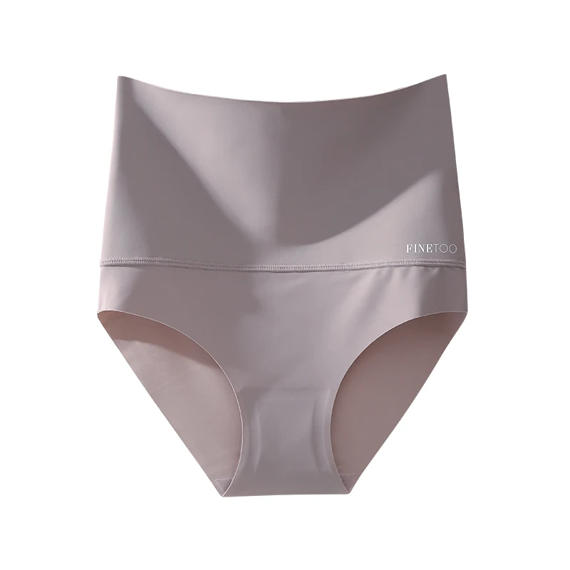FINETOO Seamless High Waist Panties Women's Abdomen Hip Lift Briefs Body Shaping Lingerie Pants Plus Size Breathable Underwear