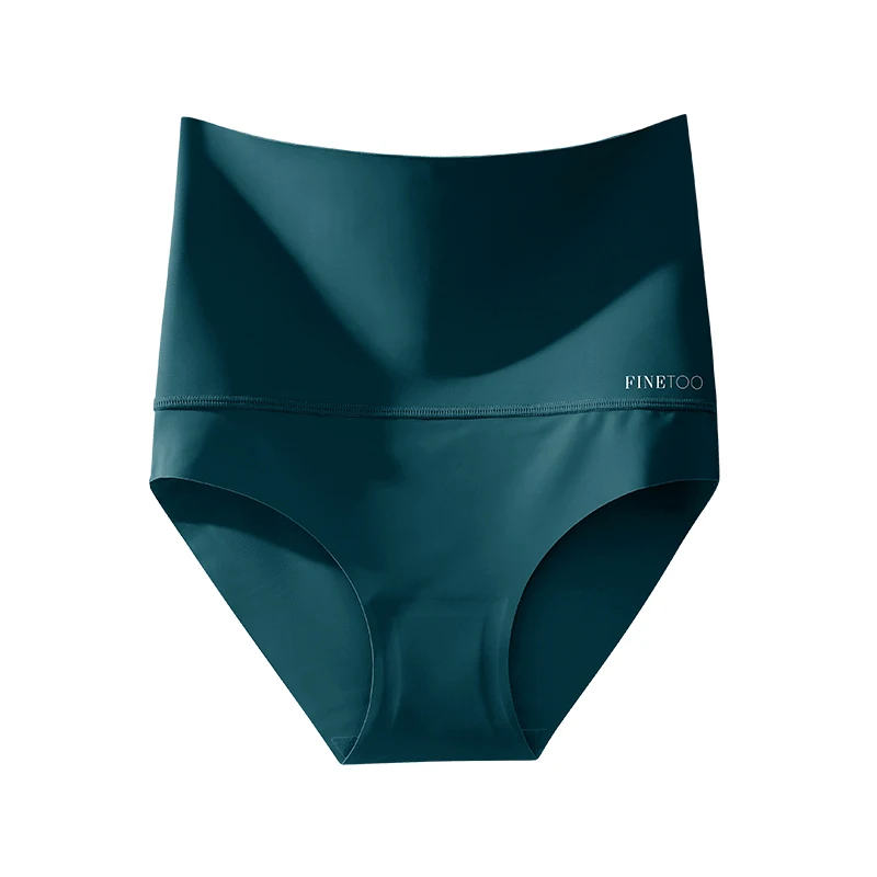 FINETOO Seamless High Waist Panties Women's Abdomen Hip Lift Briefs Body Shaping Lingerie Pants Plus Size Breathable Underwear