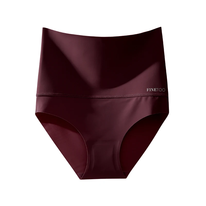 FINETOO Seamless High Waist Panties Women's Abdomen Hip Lift Briefs Body Shaping Lingerie Pants Plus Size Breathable Underwear