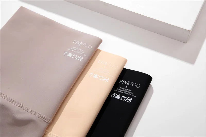 FINETOO Seamless High Waist Panties Women's Abdomen Hip Lift Briefs Body Shaping Lingerie Pants Plus Size Breathable Underwear