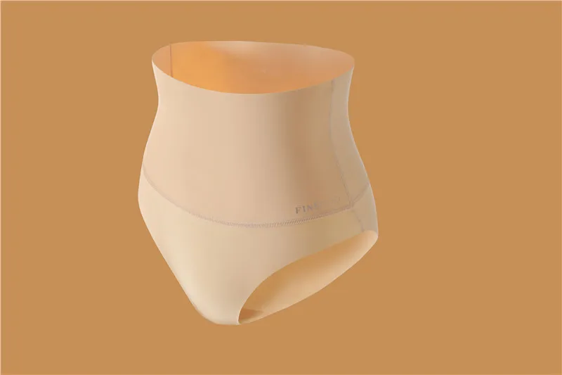 FINETOO Seamless High Waist Panties Women's Abdomen Hip Lift Briefs Body Shaping Lingerie Pants Plus Size Breathable Underwear