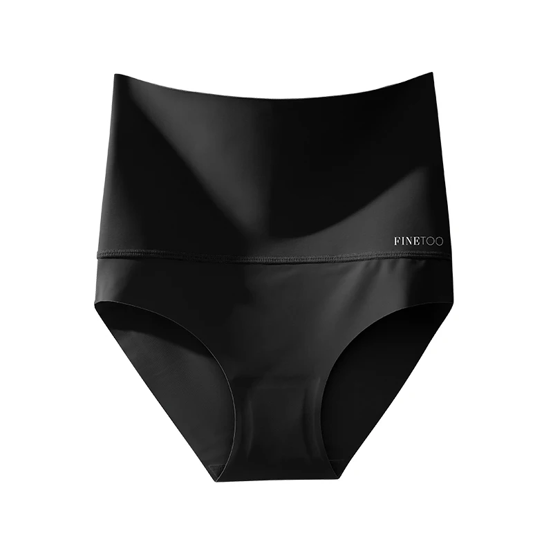 FINETOO Seamless High Waist Panties Women's Abdomen Hip Lift Briefs Body Shaping Lingerie Pants Plus Size Breathable Underwear