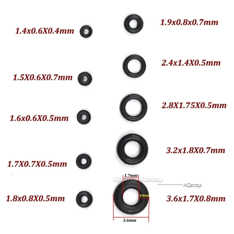 New Mini Rubber Washer O-Ring Watch Crown Waterproof Watches Seals Watch Gasket O-Ring Gaskets Part Watch Repair Tools Accessory