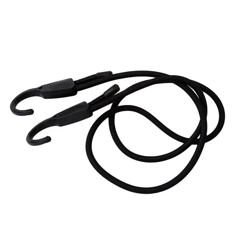 1/3/5PCS Stretch Elastic Adjustable Bungee Cords Hooks Bikes Rope Tie Luggage Car Strap Roof Rack Extra Wide Opening Steel Hook