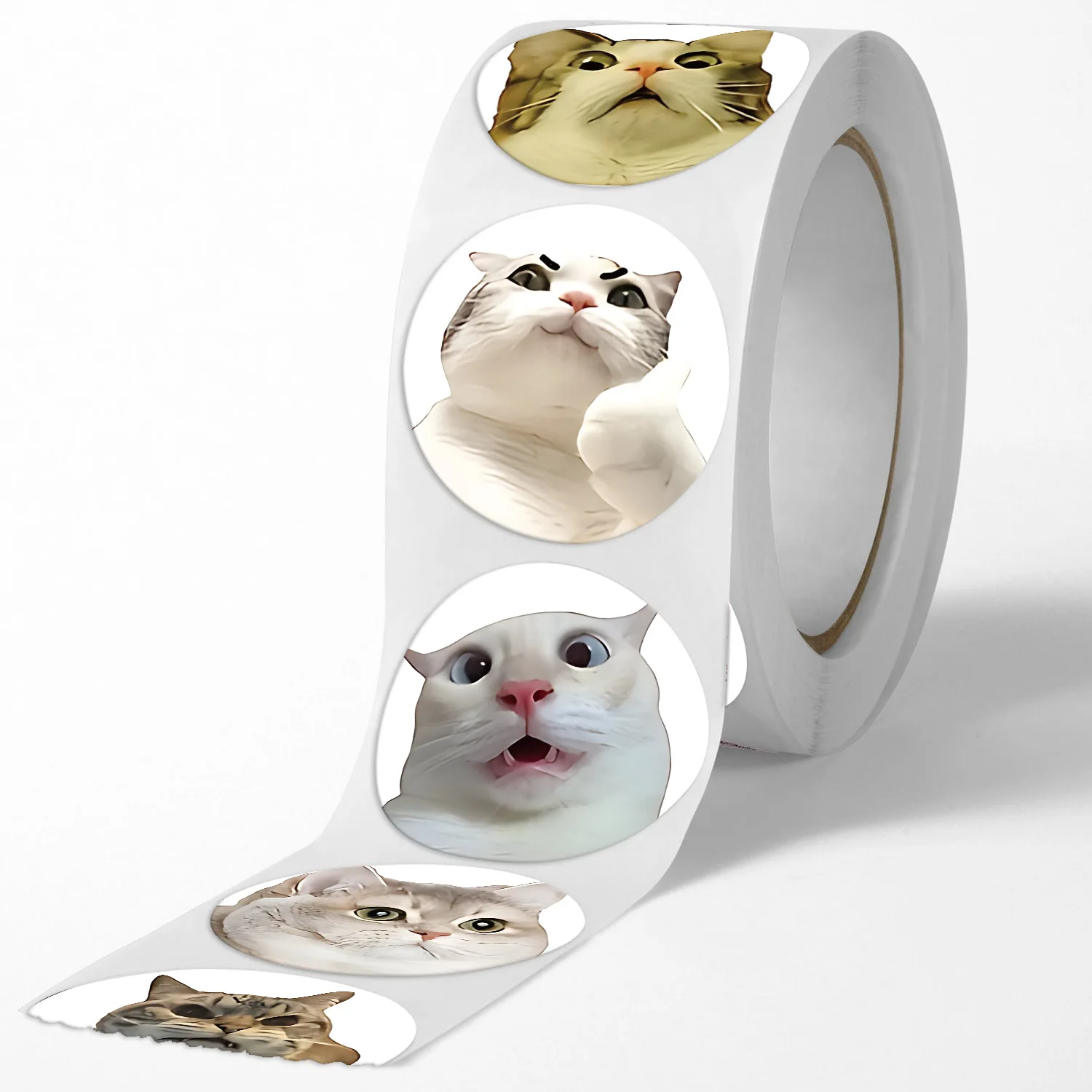 100-500pcs Cartoon Meme Cat Stickers For School Reward Stickers Classroom Decoration Encouragement Sticker For Student Teacher