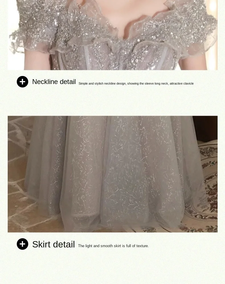 BeitifuBaby Women's Prom Dresses Vestidos Elegantes Princess Style Ruffles Off The Shoulder Ball Gown Evening Dress for Women