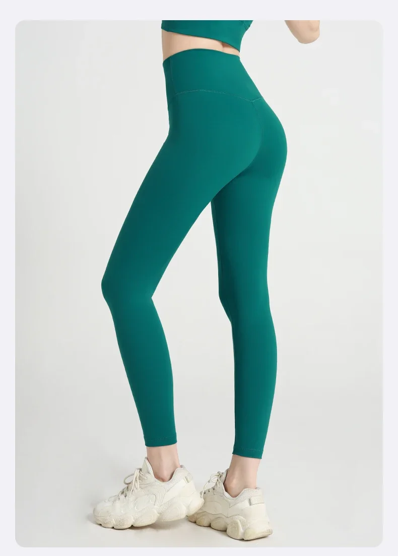 Hot Sale Yoga Leggings Women High Waisted Hip Lifting Fitness Leggings Running Cycling Pants Breathable Sports Leggings