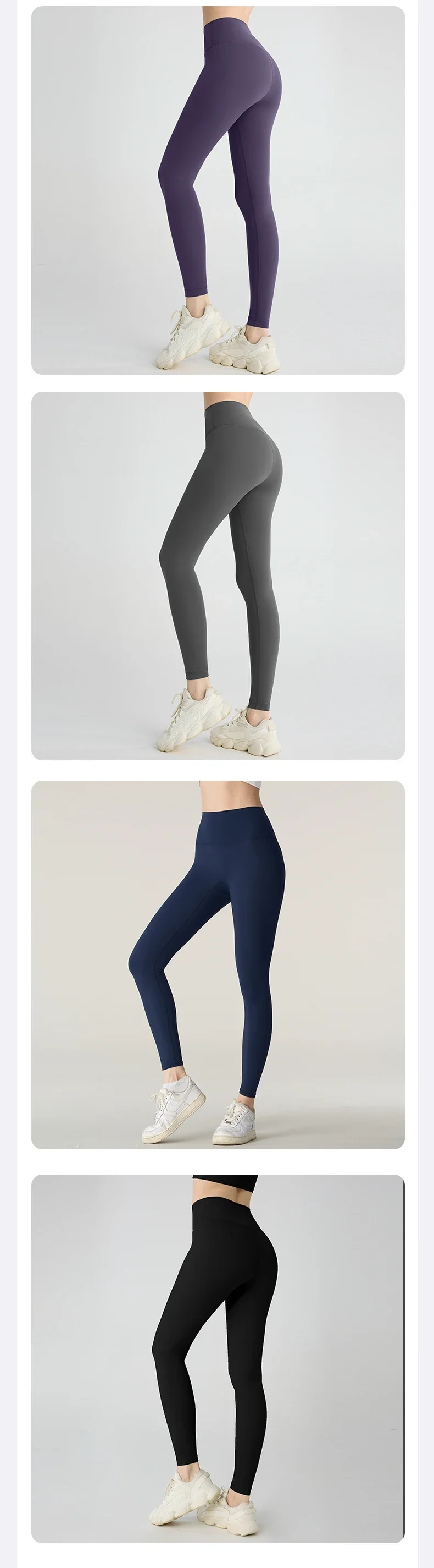 Hot Sale Yoga Leggings Women High Waisted Hip Lifting Fitness Leggings Running Cycling Pants Breathable Sports Leggings