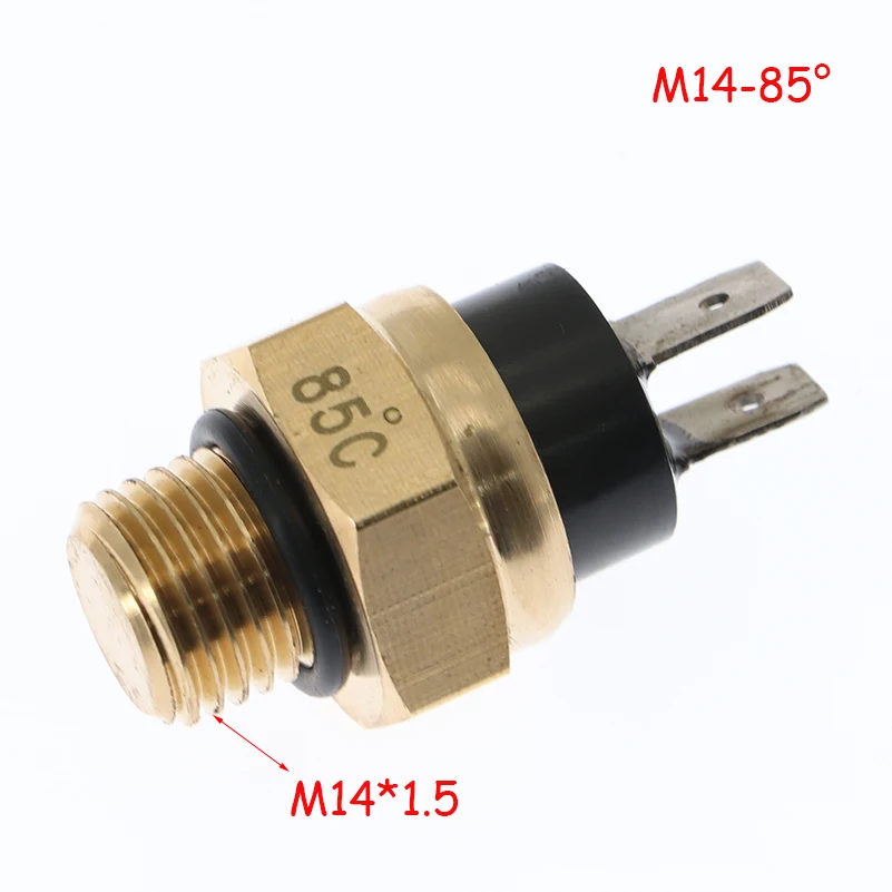 M14/M16 Motorcycle Electric Radiator Coolant Fan Water Temperature Thermostat Switch Temp Sensor For 125 150 200 250 300 400 450