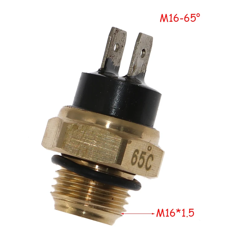 M14/M16 Motorcycle Electric Radiator Coolant Fan Water Temperature Thermostat Switch Temp Sensor For 125 150 200 250 300 400 450