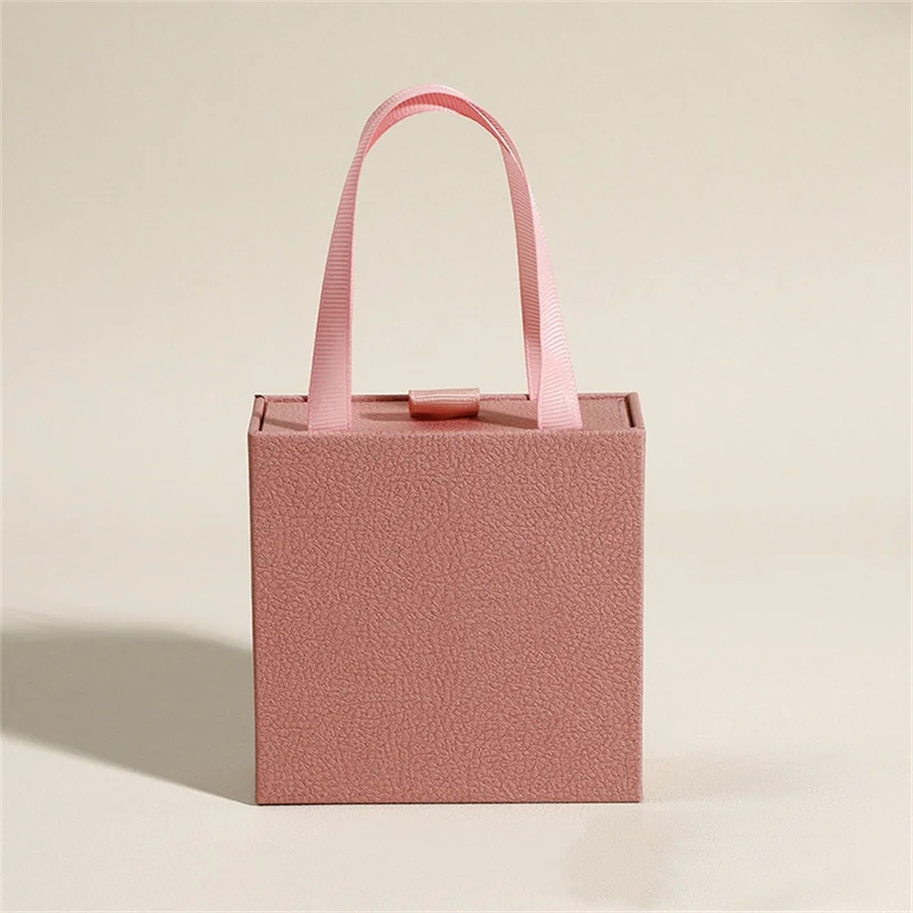 Drawer Paper Jewelry Box For Earrings Ring Pendant Bracelet Necklace Storage Display Case Portable Jewelry Packaging Box  New