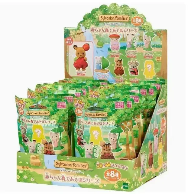 Sylvanian Families Anime Figures Magic Dress Up Cake blind bag Ternurines Sylvanian Families 1pc 16pcs Anime blind bag