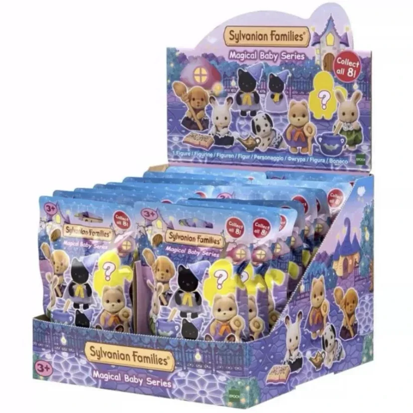 Sylvanian Families Anime Figures Magic Dress Up Cake blind bag Ternurines Sylvanian Families 1pc 16pcs Anime blind bag