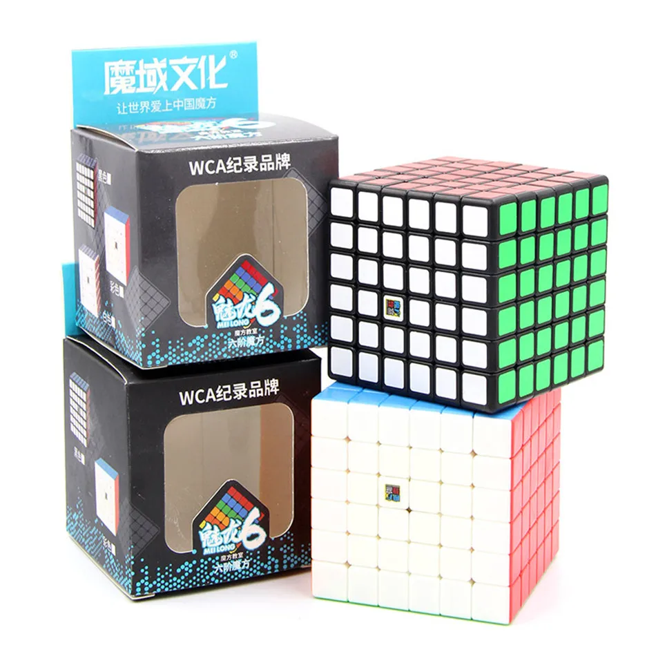 Moyu Meilong 6x6 Magic Cube 61mm Size Stickerless 6x6x6 WCA Competition Learning&Educational Toys For Children Gift 6x6 v2 Cube