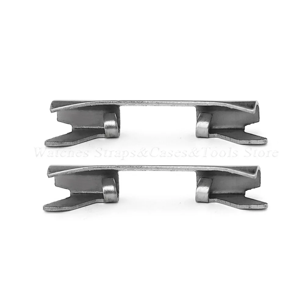 2PCS Stainless Steel Band Connectors for Seiko for Oyster Curved End Link Strap Adapter 12/14/16/18/19/20/22mm/24mm Accessories