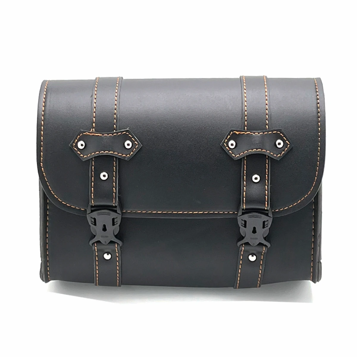 Motorcycle Bag Saddlebags PU Leather Front Fork Tail Saddle Bag Luggage For Harley Chopper Bobber Cruiser Sportster XL 883 1200
