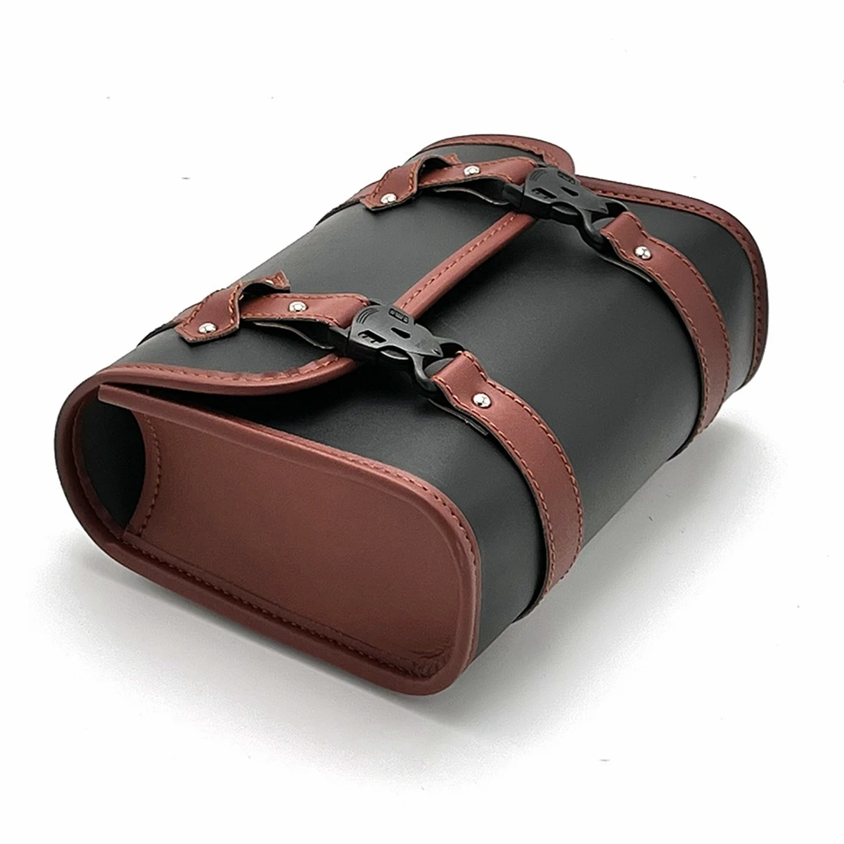 Motorcycle Bag Saddlebags PU Leather Front Fork Tail Saddle Bag Luggage For Harley Chopper Bobber Cruiser Sportster XL 883 1200