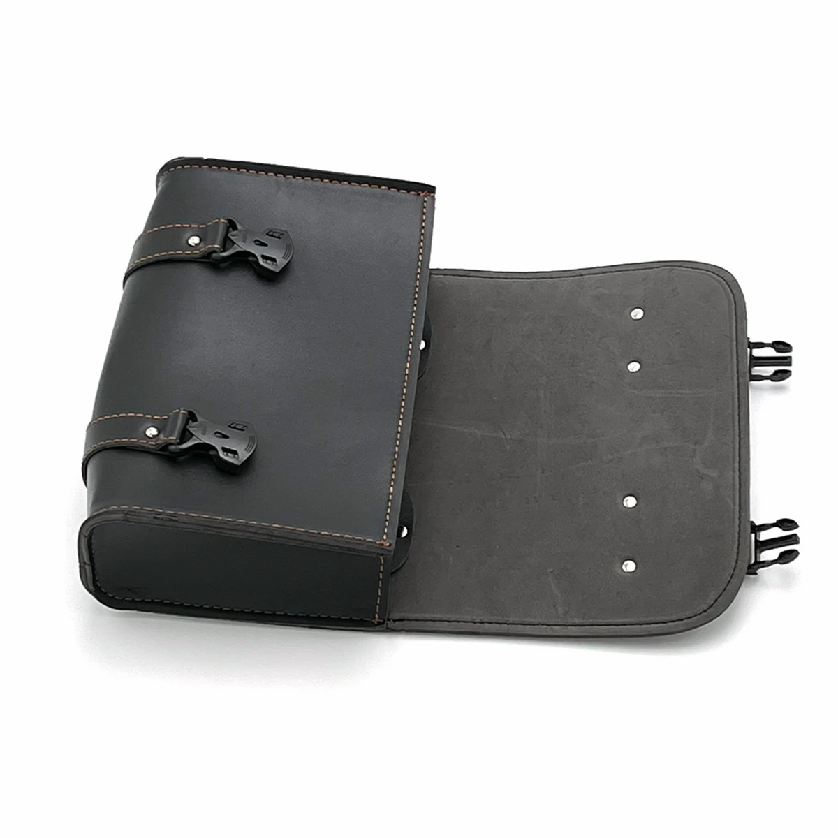 Motorcycle Bag Saddlebags PU Leather Front Fork Tail Saddle Bag Luggage For Harley Chopper Bobber Cruiser Sportster XL 883 1200